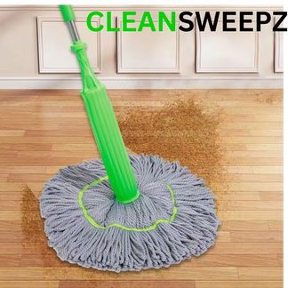 CleanSweepz Duo Microfibre Mop (360° Rotating Head)