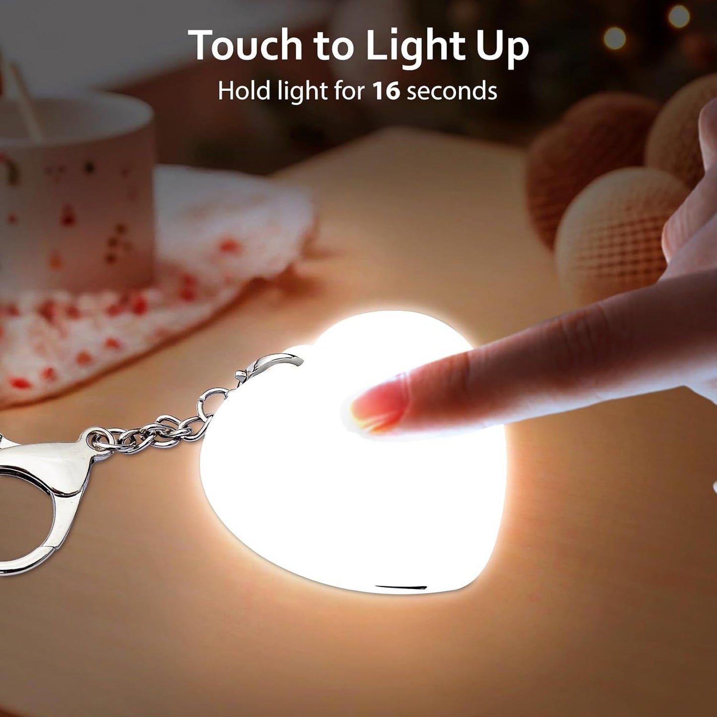 GlowHeart™ Smart Sensor Handbag Lamp