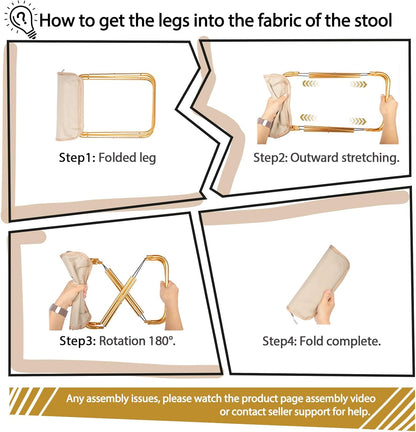 GoChair™ Foldable Travel Friendly Stool