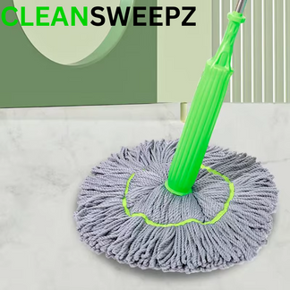 CleanSweepz Duo Microfibre Mop (360° Rotating Head)