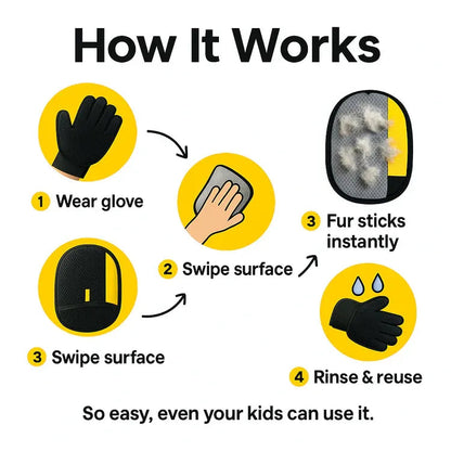 FurFree™ Electrostatic Pet Hair Removal Gloves