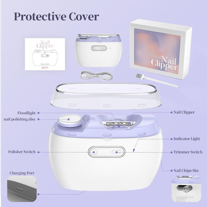 Trimora™ 3 in 1 Electric Nail Clipper & Polisher