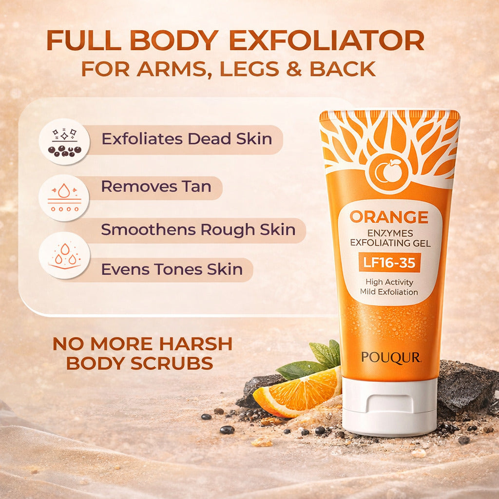 POUQUR™ Vitamin C Orange Exfoliating Gel (100g)