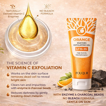 POUQUR™ Vitamin C Orange Exfoliating Gel (100g)
