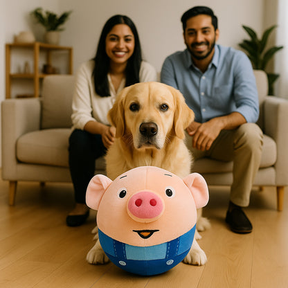 BouncyPig™ Smart Interactive Jumping Dog Toy (Rechargeable)
