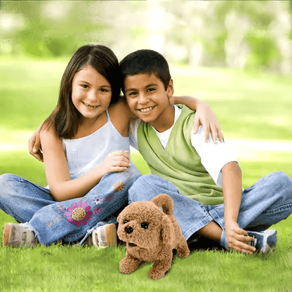 BarkyBoo™ - Walking, Barking Stuffed Puppy Dog Toy (Battery Operated)