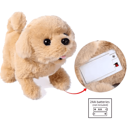 BarkyBoo™ - Walking, Barking Stuffed Puppy Dog Toy (Battery Operated)