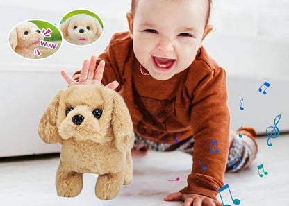 BarkyBoo™ - Walking, Barking Stuffed Puppy Dog Toy (Battery Operated)