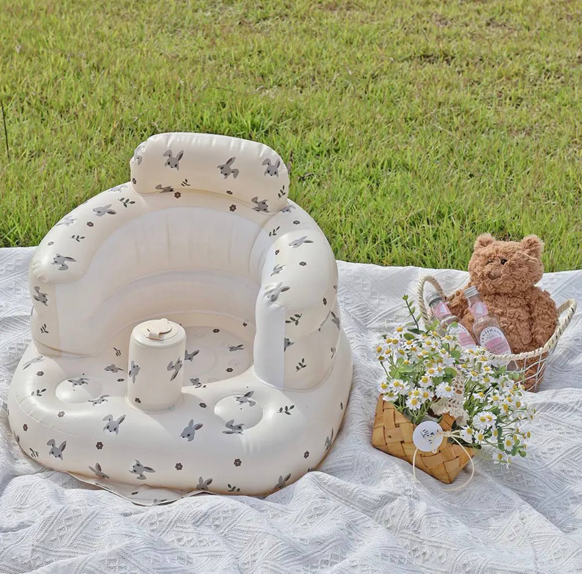 SnugNest™ Inflatable Sit-Support Baby Chair