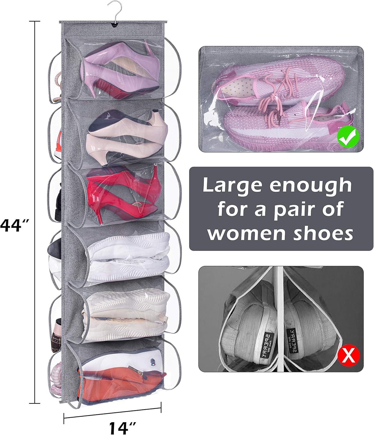 6 Pockets Handbag/Shoes Storage Organizer - 🔥 Hot Sale - Only For Today 🔥