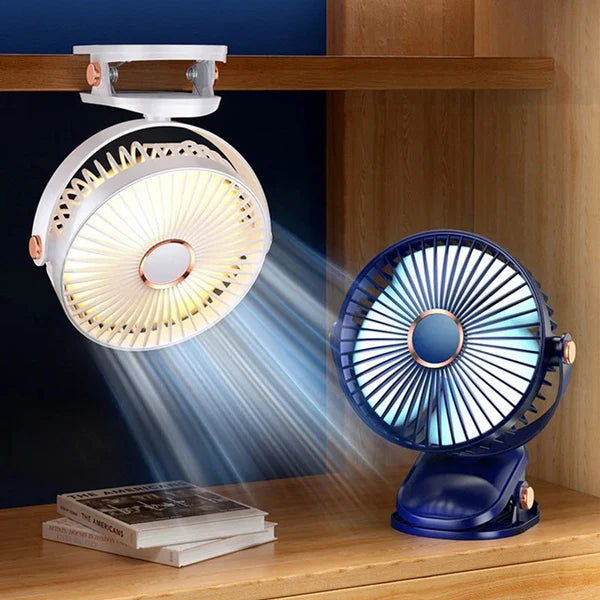 Rechargeable Portable Clip On Fan