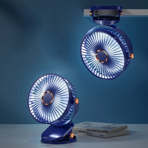 Rechargeable Portable Clip On Fan